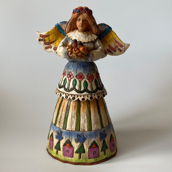 Jim Shore Heartwood Creek Angel of Love Figurine 2002 Vintage Collectible - Picture 1 of 9
